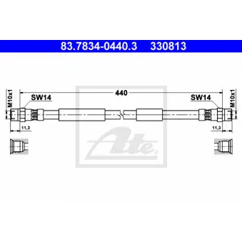 Flexible de frein ATE 83.7834-0440.3