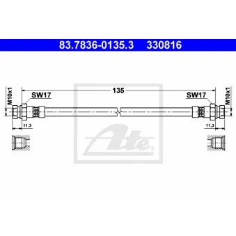 Flexible de frein ATE 83.7836-0135.3