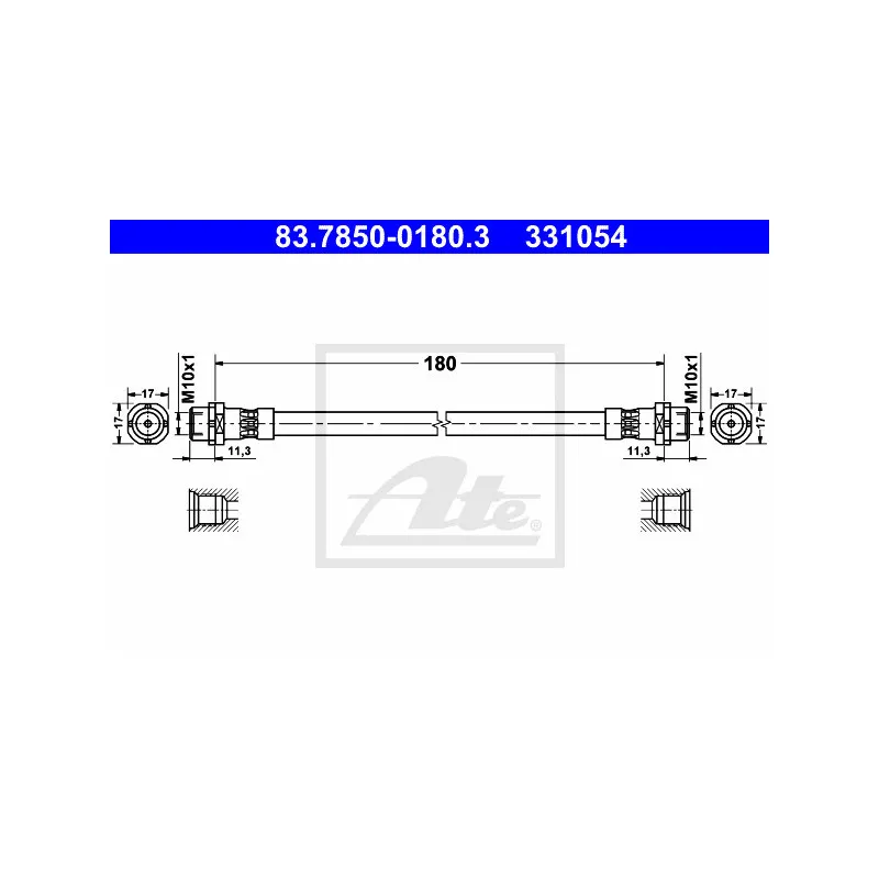 Flexible de frein ATE 83.7850-0180.3