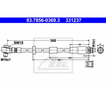 Flexible de frein ATE 83.7856-0369.3
