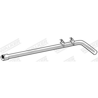 Tuyau d'échappement WALKER 07649