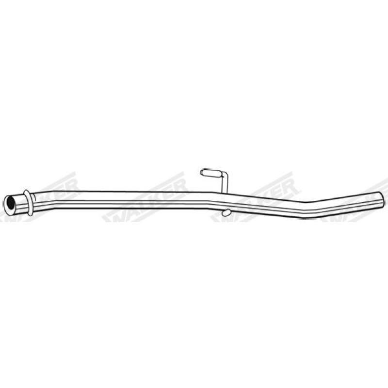 Tuyau d'échappement WALKER 08228 - Visuel 1