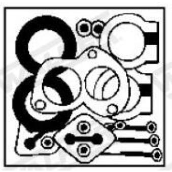 Kit d'assemblage, silencieux WALKER 85405