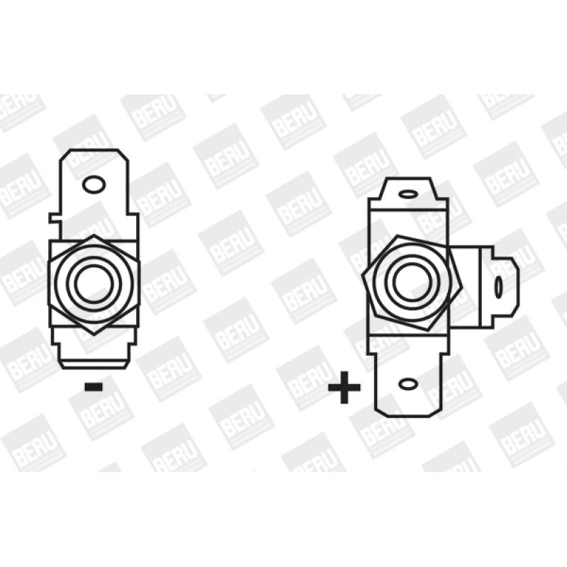 Bobine d'allumage BERU ZS124 - Visuel 1