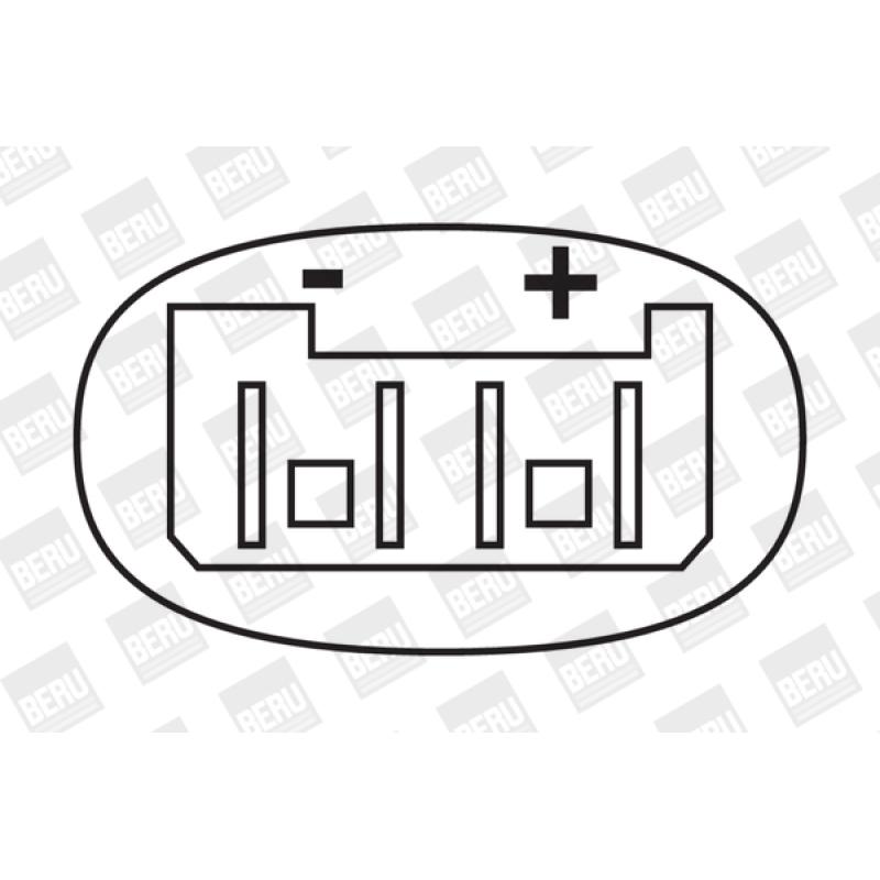 Bobine d'allumage BERU ZS247 - Visuel 1