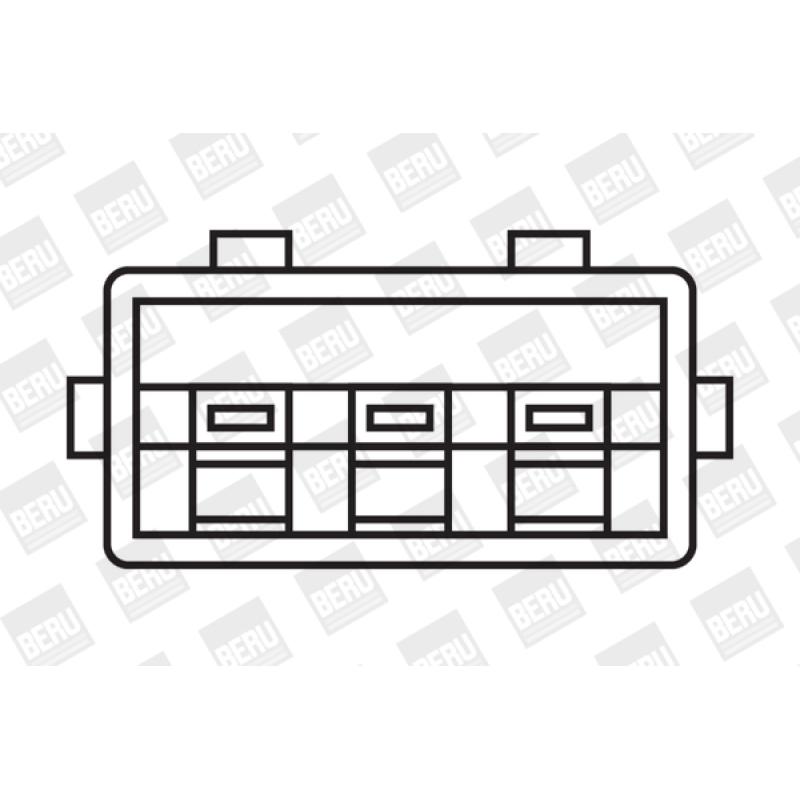 Bobine d'allumage BERU ZSE001 - Visuel 1