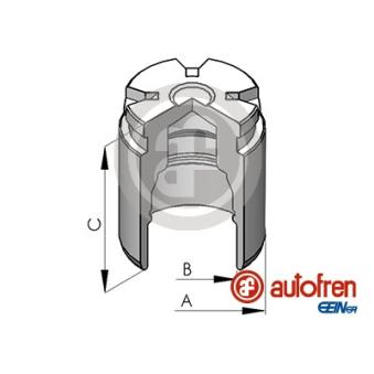 Piston, étrier de frein AUTOFREN SEINSA