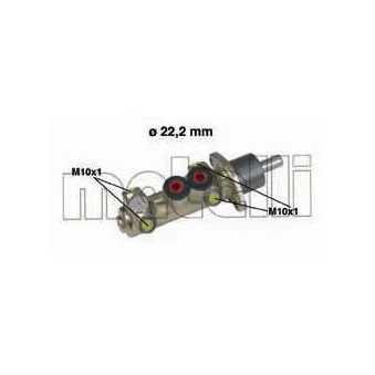 Maître-cylindre de frein METELLI 05-0208