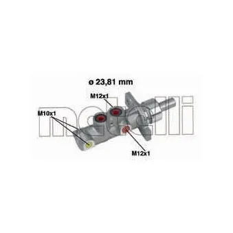 Maître-cylindre de frein METELLI 05-0362