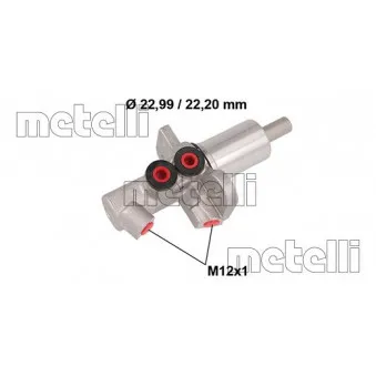 Maître-cylindre de frein METELLI 05-0547