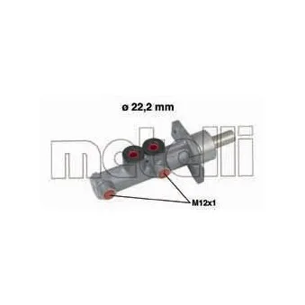 Maître-cylindre de frein METELLI 05-0597