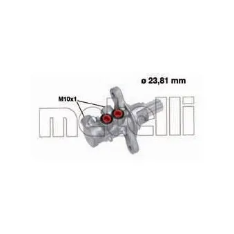 Maître-cylindre de frein METELLI 05-0703
