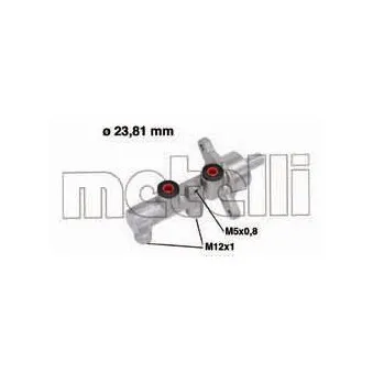 Maître-cylindre de frein METELLI 05-0712