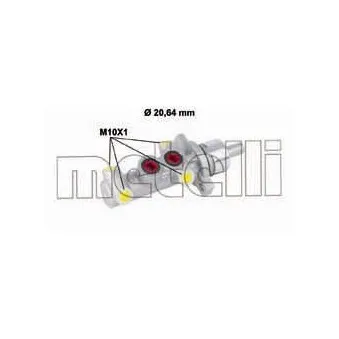 Maître-cylindre de frein METELLI 05-0805