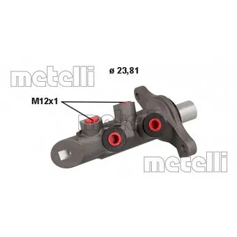 Maître-cylindre de frein METELLI 05-0876