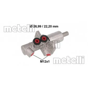 Maître-cylindre de frein METELLI 05-0877