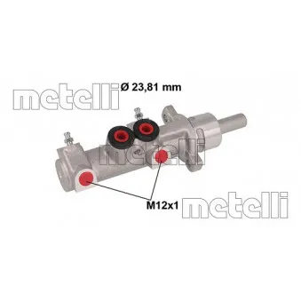 Maître-cylindre de frein METELLI 05-0901