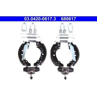 Jeu de mâchoires de frein ATE 03.0420-0617.3