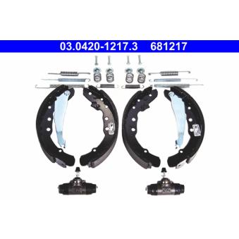 Jeu de mâchoires de frein ATE 03.0420-1217.3