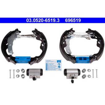 Kit de freins arrière (prémontés) ATE 03.0520-6519.3