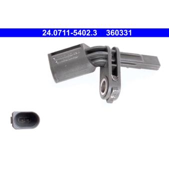 Capteur, vitesse de roue ATE