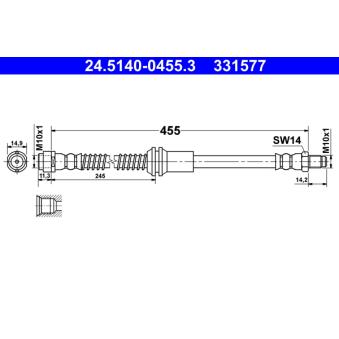 Flexible de frein ATE