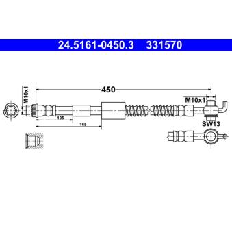 Flexible de frein ATE