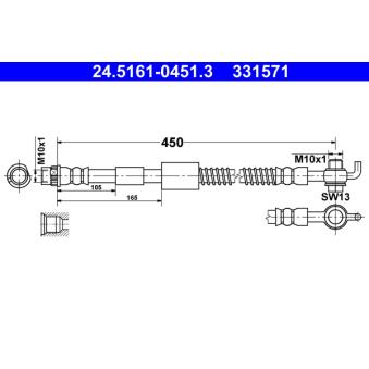 Flexible de frein ATE