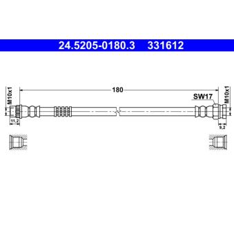 Flexible de frein ATE 24.5205-0180.3