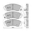 Jeu de 4 plaquettes de frein avant METELLI 22-0785-0 - Visuel 2