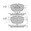 Jeu de 4 plaquettes de frein avant METELLI 22-0854-0 - Visuel 1