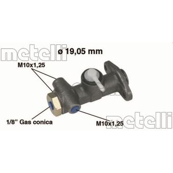 Maître-cylindre de frein METELLI
