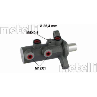 Maître-cylindre de frein METELLI