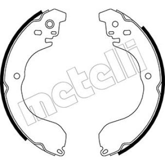 Jeu de mâchoires de frein METELLI