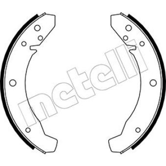 Jeu de mâchoires de frein METELLI