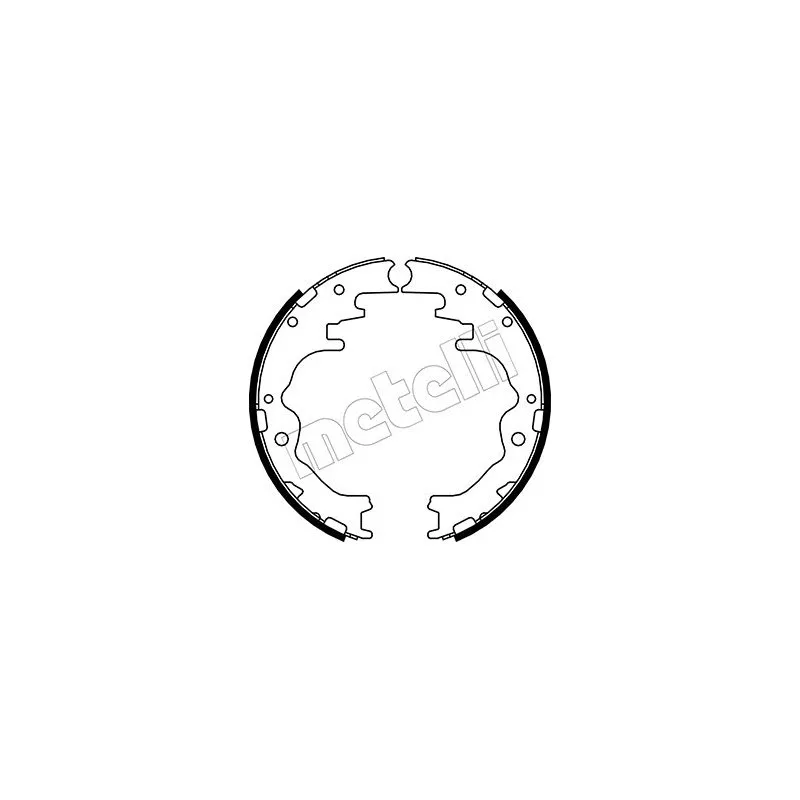 Jeu de mâchoires de frein METELLI 53-0209