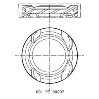 Piston MAHLE 001 PI 00207 000