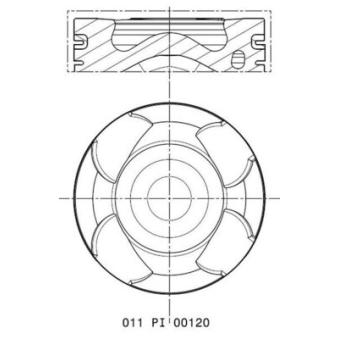 Piston MAHLE 011 PI 00120 002
