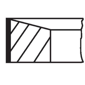 Jeu de segments de pistons MAHLE 021 RS 10110 0N0