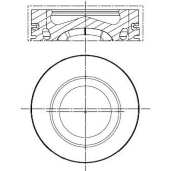Piston MAHLE 028 PI 00140 000