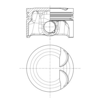 Piston MAHLE 028 PI 00157 000
