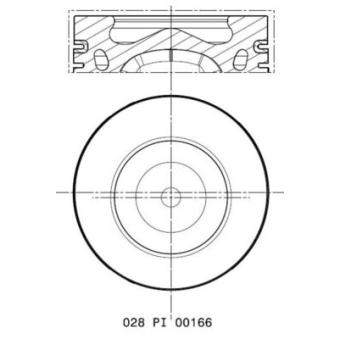 Piston MAHLE 028 PI 00166 001
