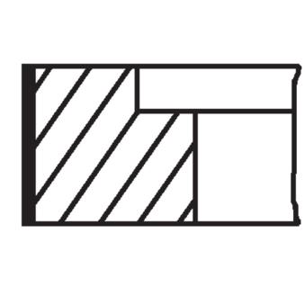 Jeu de segments de pistons MAHLE