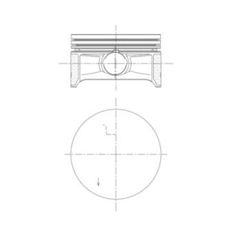 Piston MAHLE 081 PI 00122 002