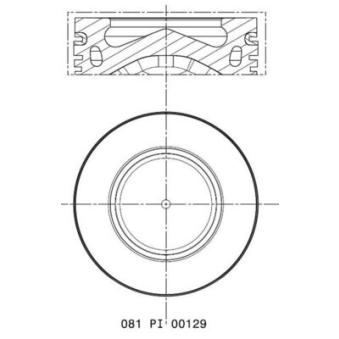Piston MAHLE 081 PI 00129 001