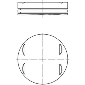 Piston MAHLE 083 13 00