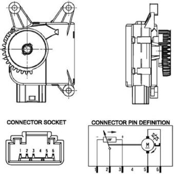 Élément d'ajustage, clapet de mélange MAHLE AA 16 000P