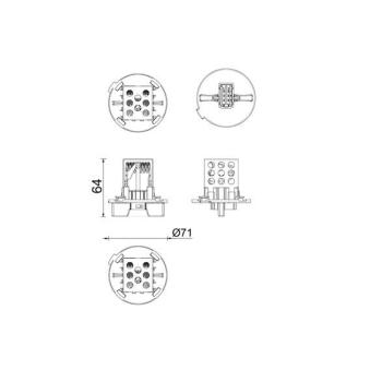 Résistance, pulseur d'air habitacle MAHLE ABR 167 000P
