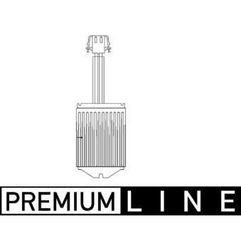 Régulateur, pulseur d'air habitacle MAHLE ABR 38 000P