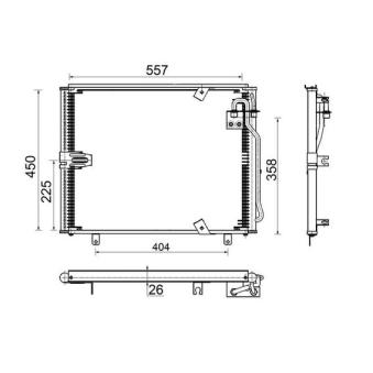 Condenseur, climatisation MAHLE